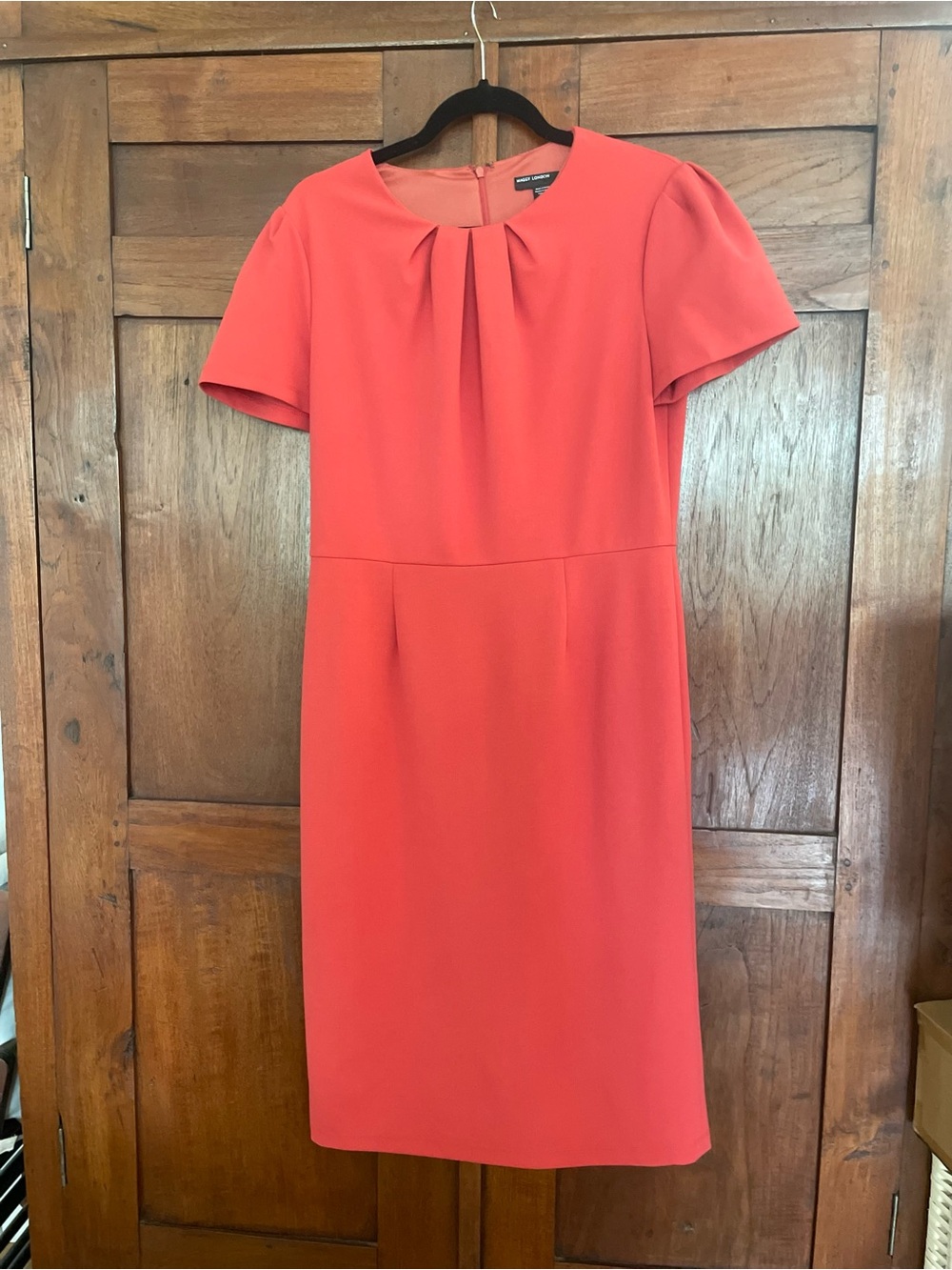 Maggy London red Midi Sheath Dress